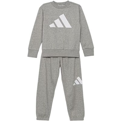 Adidas Tuta Big Logo 240 Kids Grigio 7-8 Adidas Tuta Big Logo 240 Kids Grigio 7-8