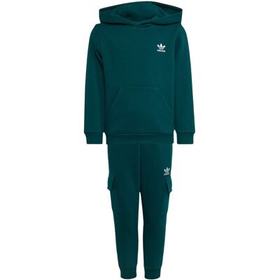 Adidas Tuta Originals Cappuccio Cargo Kids Aurora Ivy Verde Scuro 6-7 Adidas Tuta Originals Cappuccio Cargo Kids Aurora Ivy Verde Scuro 6-7