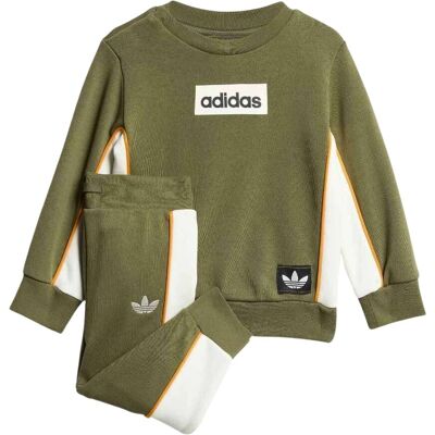 Adidas Tuta Retro Kids Verde Bianco JY2749 12-18 Adidas Tuta Retro Kids Verde Bianco JY2749 12-18