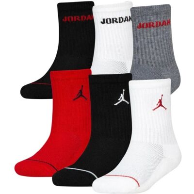 Jordan Calzini Legend Crew 6 Paia Multicolore 7-9 Anni Jordan Calzini Legend Crew 6 Paia Multicolore 7-9 Anni