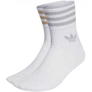 Adidas Calzini Mid Cut Glitter (2 Paia) Bianco/Argento/Oro P/E 2023 HK0300 46-48 Adidas Calzini Mid Cut Glitter (2 Paia) Bianco/Argento/Oro P/E 2023 HK0300 46-48