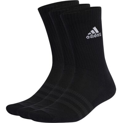 Adidas Calzini Cushioned Crew 3 Paia Nero 37-39 Adidas Calzini Cushioned Crew 3 Paia Nero 37-39