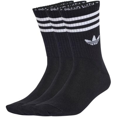 Adidas Calzini 3-Stripes Bci 3 Paia Nero E Bianco 40-42 Adidas Calzini 3-Stripes Bci 3 Paia Nero E Bianco 40-42