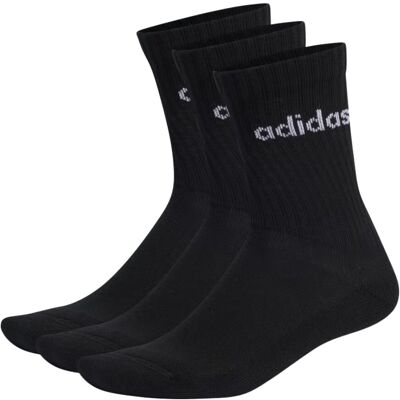 Adidas Calzini Linear Cushioned Nero 28-30 Adidas Calzini Linear Cushioned Nero 28-30