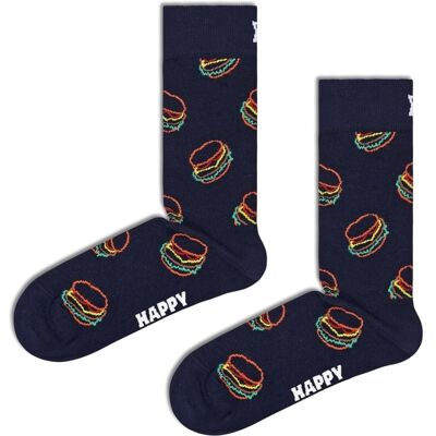 Happy Socks Calzini Lunch Time Panini Blu 41-46 Happy Socks Calzini Lunch Time Panini Blu 41-46