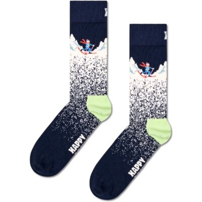 Happy Socks Calzini Snowy Night Grigio Blu 41-46 Happy Socks Calzini Snowy Night Grigio Blu 41-46