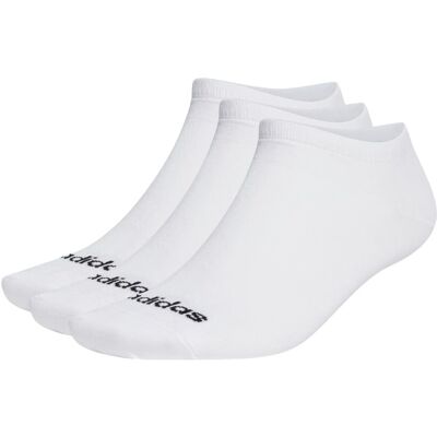 Adidas Calzini Linear Low 3 Paia Bianco Nero KXL Adidas Calzini Linear Low 3 Paia Bianco Nero KXL