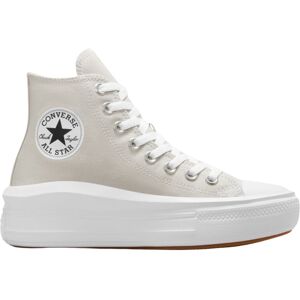Converse Scarpe Chuck Taylor All Star Move Hi Fossile Bianco E Nero 40 Converse Scarpe Chuck Taylor All Star Move Hi Fossile Bianco E Nero 40