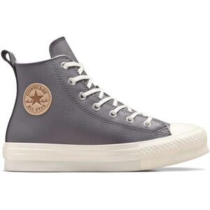 Converse Scarpe Chuck Taylor All Star Eva Lift Leather Grigio 37 Converse Scarpe Chuck Taylor All Star Eva Lift Leather Grigio 37