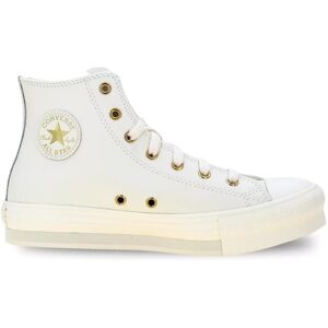 Converse Scarpe Chuck Taylor All Star Eva Ragazzi Bianco Ed Oro 36 Converse Scarpe Chuck Taylor All Star Eva Ragazzi Bianco Ed Oro 36