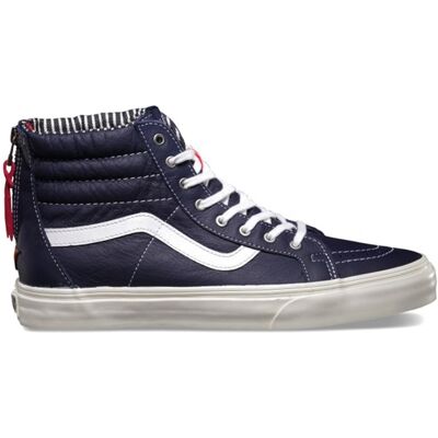 Vans SCARPE STIVALETTO U SK8-HI ZIP CALIFORNIA PELLE BLU A/I 2015VXH9DQO 46 Vans SCARPE STIVALETTO U SK8-HI ZIP CALIFORNIA PELLE BLU A/I 2015VXH9DQO 46