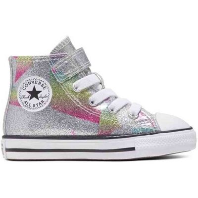 Converse Scarpe Chuck Taylor All Star Easy-On Prism Glitter Argento A/I 2023 A04739C 20 Converse Scarpe Chuck Taylor All Star Easy-On Prism Glitter Argento A/I 2023 A04739C 20