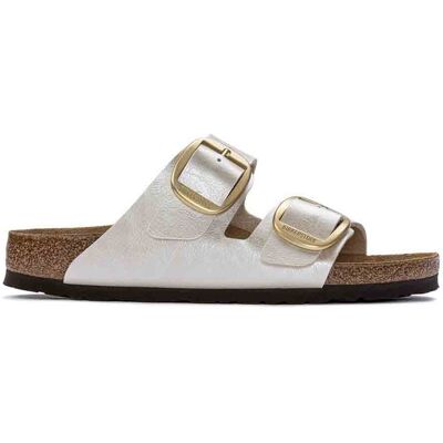 Birkenstock Ciabatta Arizona Big Buckle Birko Flor Graceful Pearl White P/E 2024 1020021 38 Birkenstock Ciabatta Arizona Big Buckle Birko Flor Graceful Pearl White P/E 2024 1020021 38