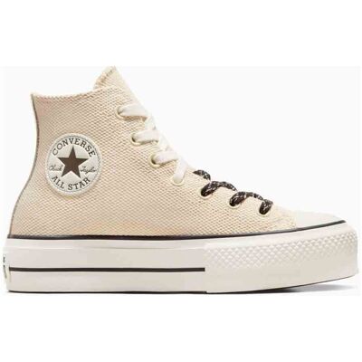 Converse Scarpe Chuck Taylor All Lift Canvas & Leather Beige P/E 2024 A09093C 37 Converse Scarpe Chuck Taylor All Lift Canvas & Leather Beige P/E 2024 A09093C 37