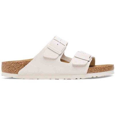 Birkenstock Ciabatta Arizona Suede Leather Antique White P/E 2024 1026842 41 Birkenstock Ciabatta Arizona Suede Leather Antique White P/E 2024 1026842 41