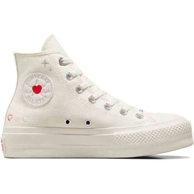 Converse Scarpe Chuck Taylor All Star Lift Platform Y2K Heart Bianco P/E 2024 A09114C 37 Converse Scarpe Chuck Taylor All Star Lift Platform Y2K Heart Bianco P/E 2024 A09114C 37