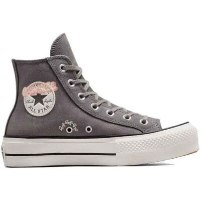 Converse Scarpe Chuck Taylor All Star Lift Hi Grigio P/E 2024 A09165C 37.5 Converse Scarpe Chuck Taylor All Star Lift Hi Grigio P/E 2024 A09165C 37.5