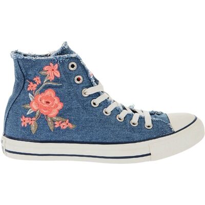Converse Scarpe Chuck Taylor All Star Hi Mystic Floreale Blu 41 Converse Scarpe Chuck Taylor All Star Hi Mystic Floreale Blu 41