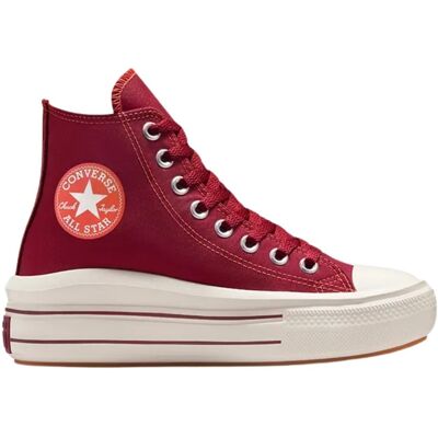 Converse Scarpe Chuck Taylor All Star Move Platform Retro Sport Rosso 41 Converse Scarpe Chuck Taylor All Star Move Platform Retro Sport Rosso 41