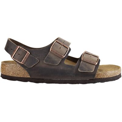 Birkenstock Sandalo Milano Habana Marrone Scuro 40 Birkenstock Sandalo Milano Habana Marrone Scuro 40