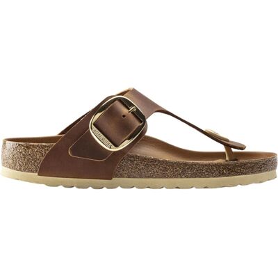 Birkenstock Infradito Gizeh Big Buckle Cognac Marrone 36 Birkenstock Infradito Gizeh Big Buckle Cognac Marrone 36