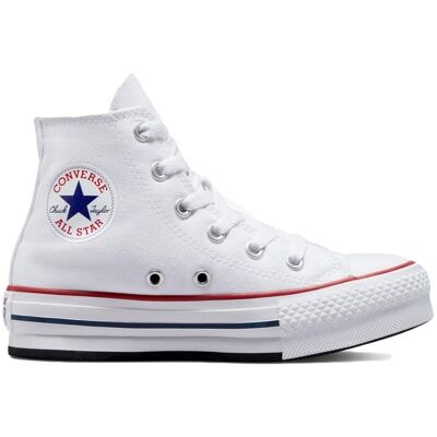 Converse Scarpe Chuck Taylor All Star Lift Platform Kids Classic Bianco 28 Converse Scarpe Chuck Taylor All Star Lift Platform Kids Classic Bianco 28