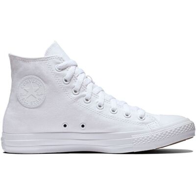Converse Scarpe Chuck Taylor All Star Canvas Bianco Monocromo 36 Converse Scarpe Chuck Taylor All Star Canvas Bianco Monocromo 36