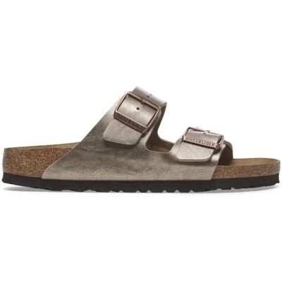 Birkenstock Sandali Arizona Birko Flor Graceful Taupe Marrone 40 Birkenstock Sandali Arizona Birko Flor Graceful Taupe Marrone 40