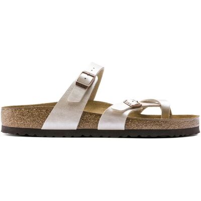 Birkenstock Infradito Mayari Graceful Pearl White Birko Flor Bianco 37 Birkenstock Infradito Mayari Graceful Pearl White Birko Flor Bianco 37