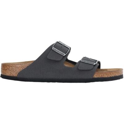 Birkenstock Sandali Arizona Velvet Gray Birkibuc Grigio 40 Birkenstock Sandali Arizona Velvet Gray Birkibuc Grigio 40
