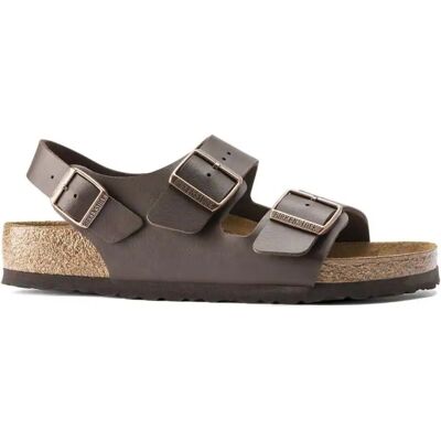 Birkenstock Sandalo Milano Dark Brown Marrone 44 Birkenstock Sandalo Milano Dark Brown Marrone 44