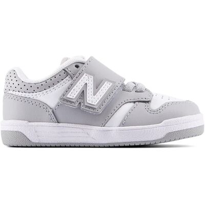 New Balance Scarpe 480 Strappo Kids Raincloud Grigio E Bianco 21 New Balance Scarpe 480 Strappo Kids Raincloud Grigio E Bianco 21