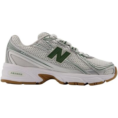 New Balance Scarpe 740 Ragazzi Silver Metallic Bianco Verde 38.5 New Balance Scarpe 740 Ragazzi Silver Metallic Bianco Verde 38.5