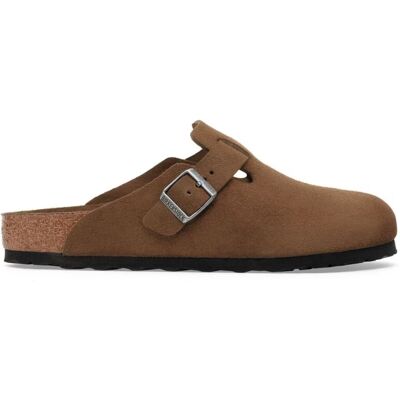 Birkenstock Ciabatte Boston Soft Footbed Stretta Dark Tea Marrone 39 Birkenstock Ciabatte Boston Soft Footbed Stretta Dark Tea Marrone 39