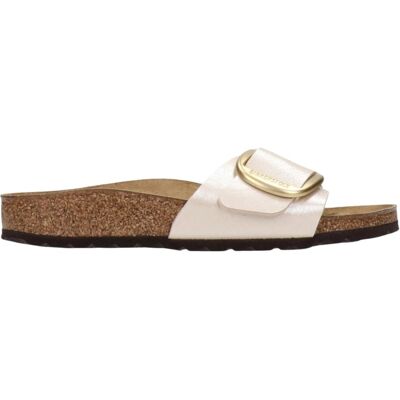 Birkenstock Ciabatte Madrid Stretta Big Buckle Birko Flor Graceful W Pearl Bianco 40 Birkenstock Ciabatte Madrid Stretta Big Buckle Birko Flor Graceful W Pearl Bianco 40