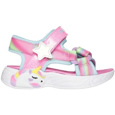 Skechers Sandalo Unicorn Dreams Light Up Girls Rosa 21 Skechers Sandalo Unicorn Dreams Light Up Girls Rosa 21