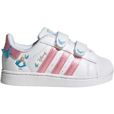 Adidas Scarpe Disney x Superstar II Cf Infant Bianco E Rosa 22 Adidas Scarpe Disney x Superstar II Cf Infant Bianco E Rosa 22