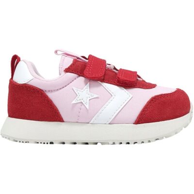Converse Scarpe Omega Trainer 2V Ox Kids New Found Rosa E Rosso 21 Converse Scarpe Omega Trainer 2V Ox Kids New Found Rosa E Rosso 21