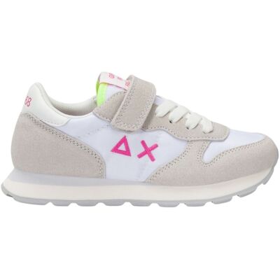 Sun68 Scarpe Girl's Ally Solid Kid Bianco Fucsia 34 Sun68 Scarpe Girl's Ally Solid Kid Bianco Fucsia 34