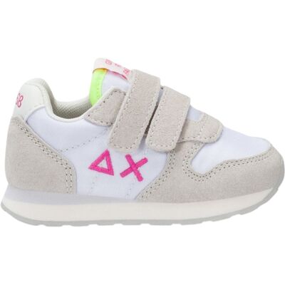 Sun68 Scarpe Girl's Ally Solid First Step Bianco Fucsia Fluo 22 Sun68 Scarpe Girl's Ally Solid First Step Bianco Fucsia Fluo 22