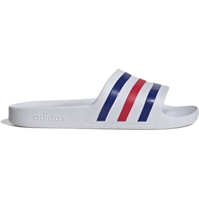 Adidas Ciabatta Adilette Aqua M Bianco Blu Rosso 39 1-3 Adidas Ciabatta Adilette Aqua M Bianco Blu Rosso 39 1-3