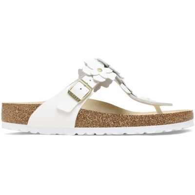 Birkenstock Infradito Gizeh Regolare Flowers Bianco 37 Birkenstock Infradito Gizeh Regolare Flowers Bianco 37