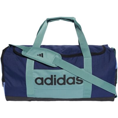 Adidas Borsone Linear Duffel M Cb Blu Celeste Taglia unica Adidas Borsone Linear Duffel M Cb Blu Celeste Taglia unica