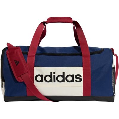 Adidas Borsone Linear Duf M Colorblock Blu Rosso Bianco Taglia Unica Adidas Borsone Linear Duf M Colorblock Blu Rosso Bianco Taglia Unica