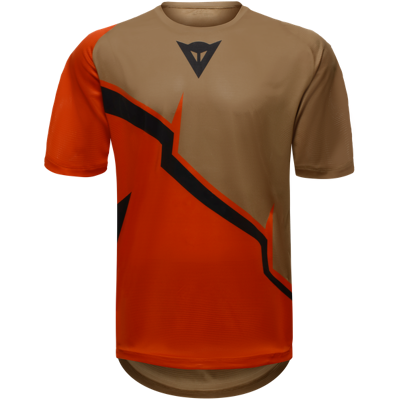 Dainese Hg Aer Jersey Ss - Magliette - Unisex - Rosso/marrone/nero - S Dainese Hg Aer Jersey Ss - Magliette - Unisex - Rosso/marrone/nero - S