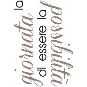 - Adesivo da parete La giornata più bella 2 fogli 47x67 cm - Adesivo da parete La giornata più bella 2 fogli 47x67 cm