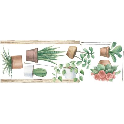 Crearreda Sticker autoadesivo 1fg 35x100 cm colour shelves Crearreda Sticker autoadesivo 1fg 35x100 cm colour shelves