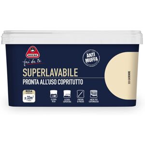 Boero Pittura per interni antimuffa Superlavabile cachemire 2,5 l Boero Pittura per interni antimuffa Superlavabile cachemire 2,5 l