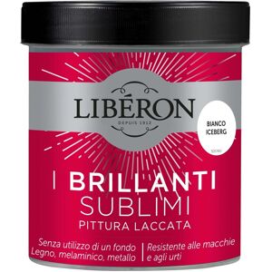 LIBERON - Pittura Laccata I Brillanti SuBlimi - Bianco Iceberg - 500ml - Paint LIBERON - Pittura Laccata I Brillanti SuBlimi - Bianco Iceberg - 500ml - Paint