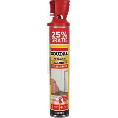 Soudal Schiuma poliuretanica Genius Gun 750 ml Soudal Schiuma poliuretanica Genius Gun 750 ml